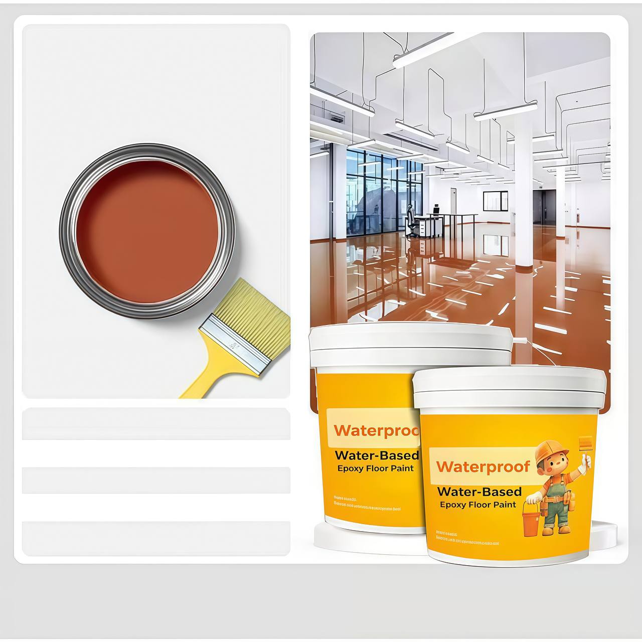 🔥Last Day 70% OFF🔥Waterproof Water-Based Epoxy Floor Paint