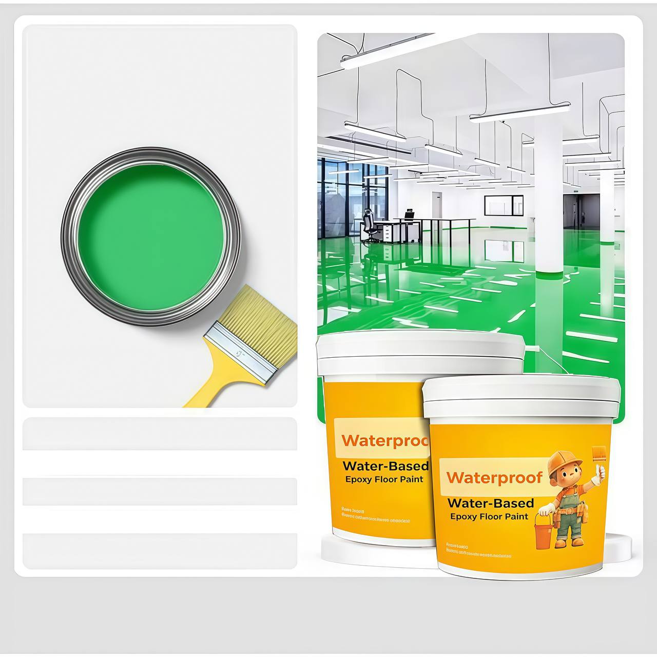 🔥Last Day 70% OFF🔥Waterproof Water-Based Epoxy Floor Paint