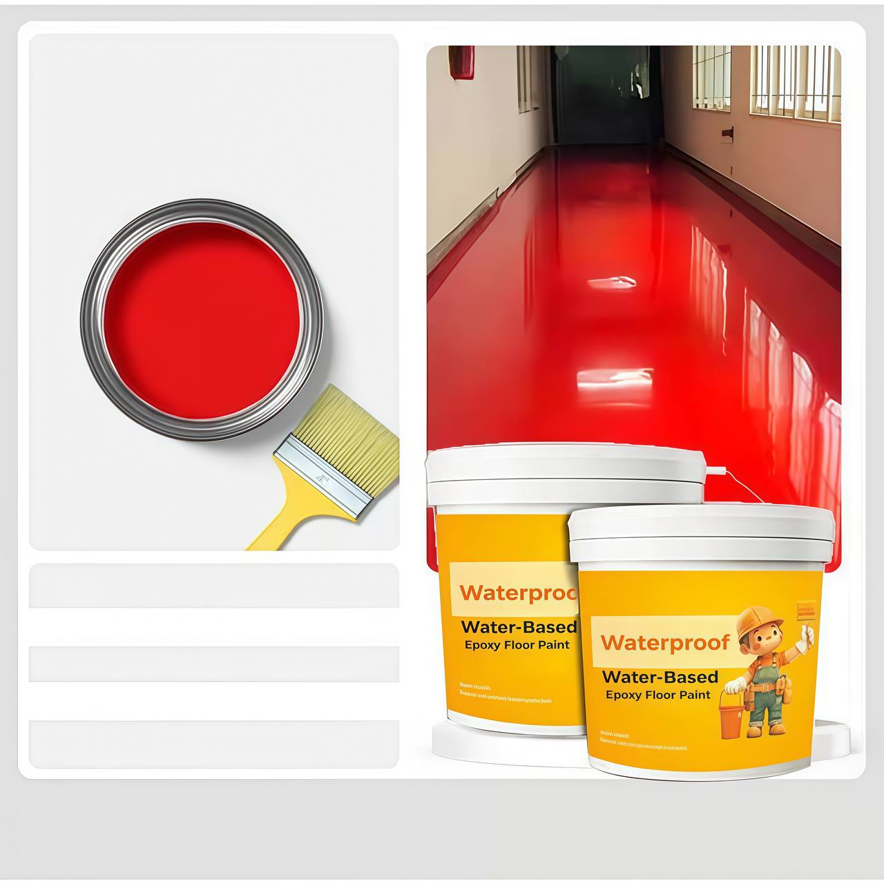 🔥Last Day 70% OFF🔥Waterproof Water-Based Epoxy Floor Paint