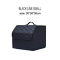 BOLTHUT™ Foldable Car Trunk Organizer — Quilted PU Leather Storage Box