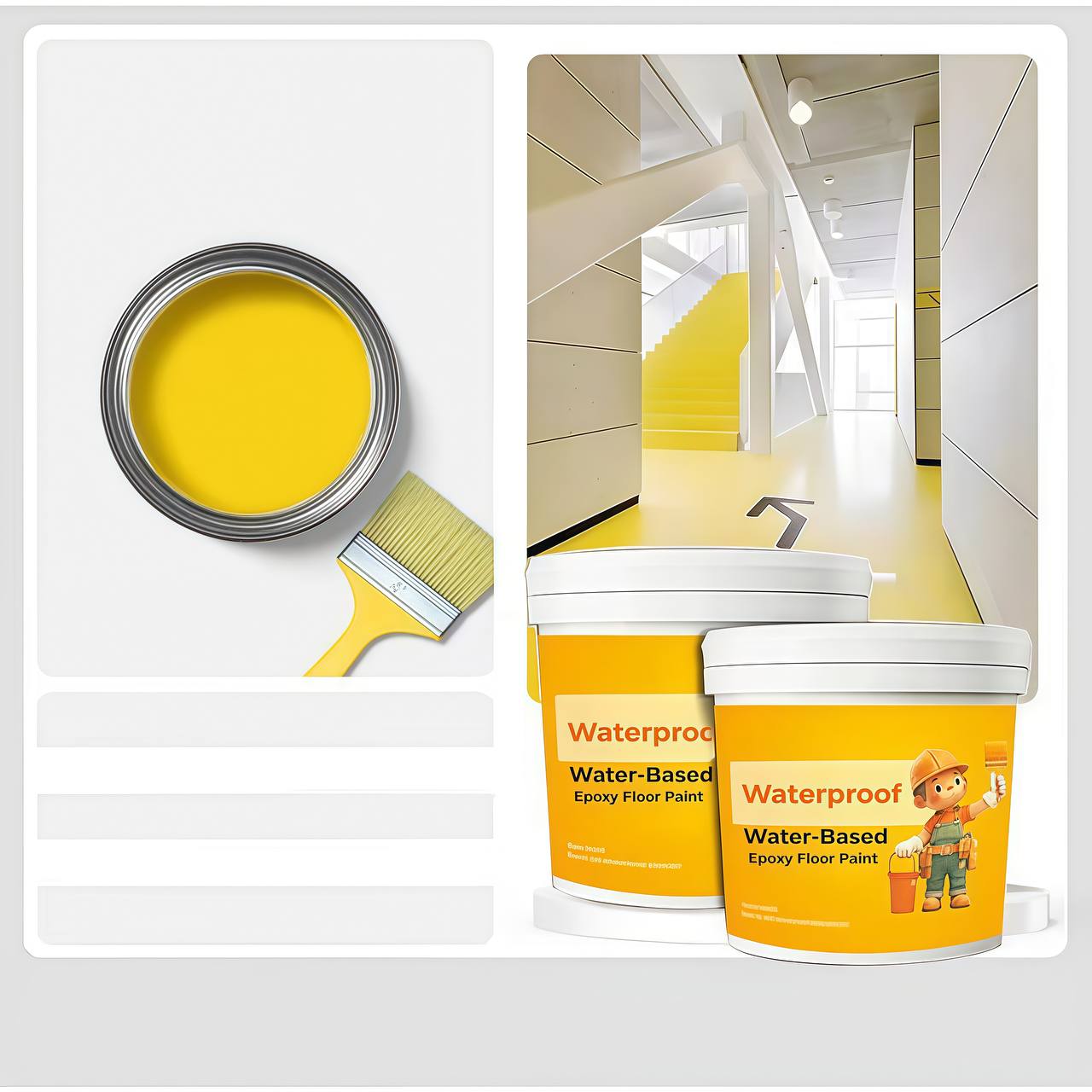 🔥Last Day 70% OFF🔥Waterproof Water-Based Epoxy Floor Paint