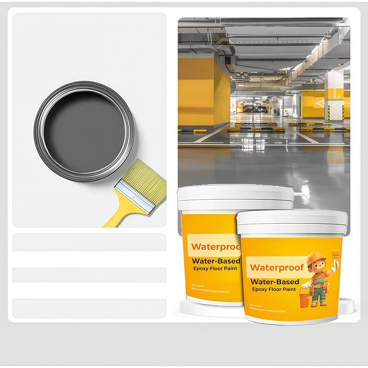 🔥Last Day 70% OFF🔥Waterproof Water-Based Epoxy Floor Paint