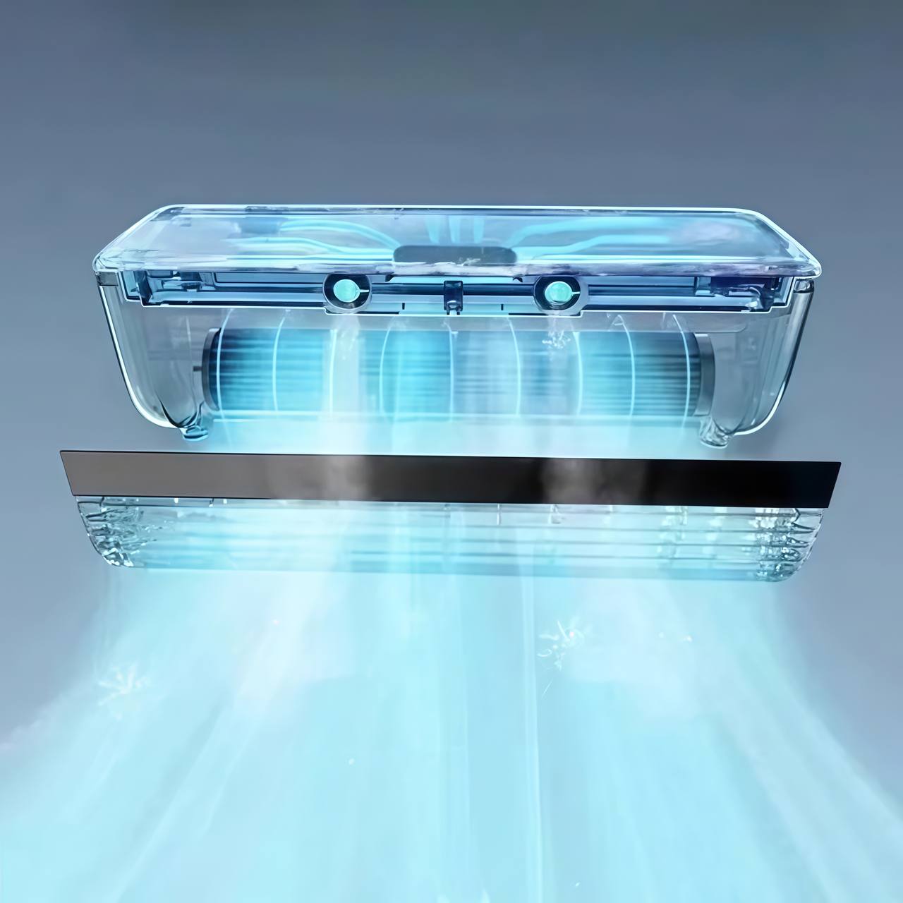 Portable Wireless Charging Air Conditioner – USB Rechargeable Mini AC for Home, Office, Dorm