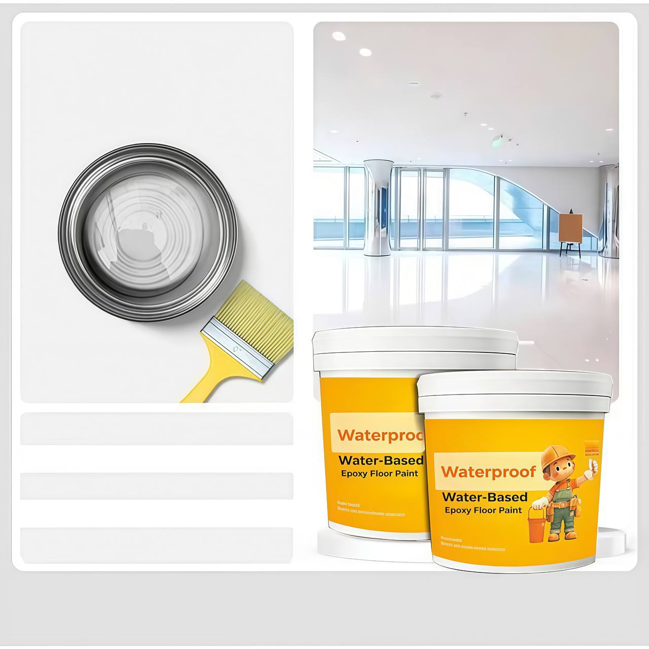 🔥Last Day 70% OFF🔥Waterproof Water-Based Epoxy Floor Paint