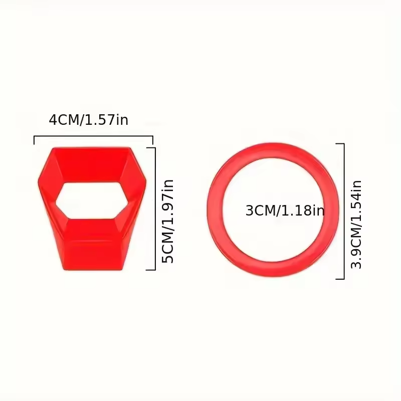 BOLTHUT™ Carbon Fiber Engine Start Stop Button Cover — Push-Start Ring