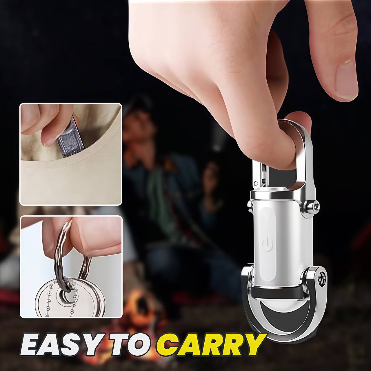 🔥 Last Day 64% OFF 🔥 1200LM Super Bright Mini Keychain Flashlight Waterproof