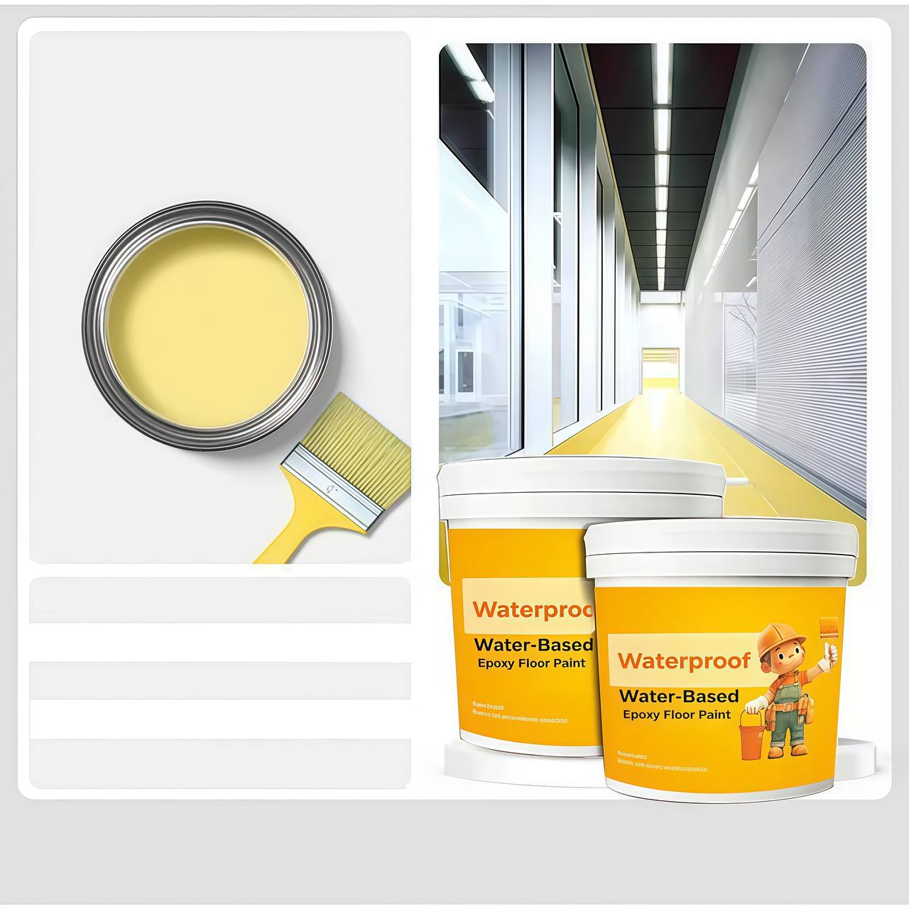 🔥Last Day 70% OFF🔥Waterproof Water-Based Epoxy Floor Paint