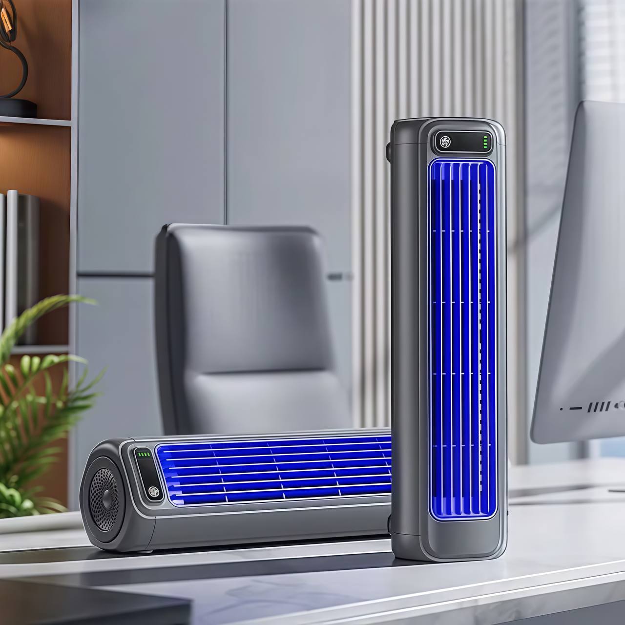Portable Wireless Charging Air Conditioner – USB Rechargeable Mini AC for Home, Office, Dorm