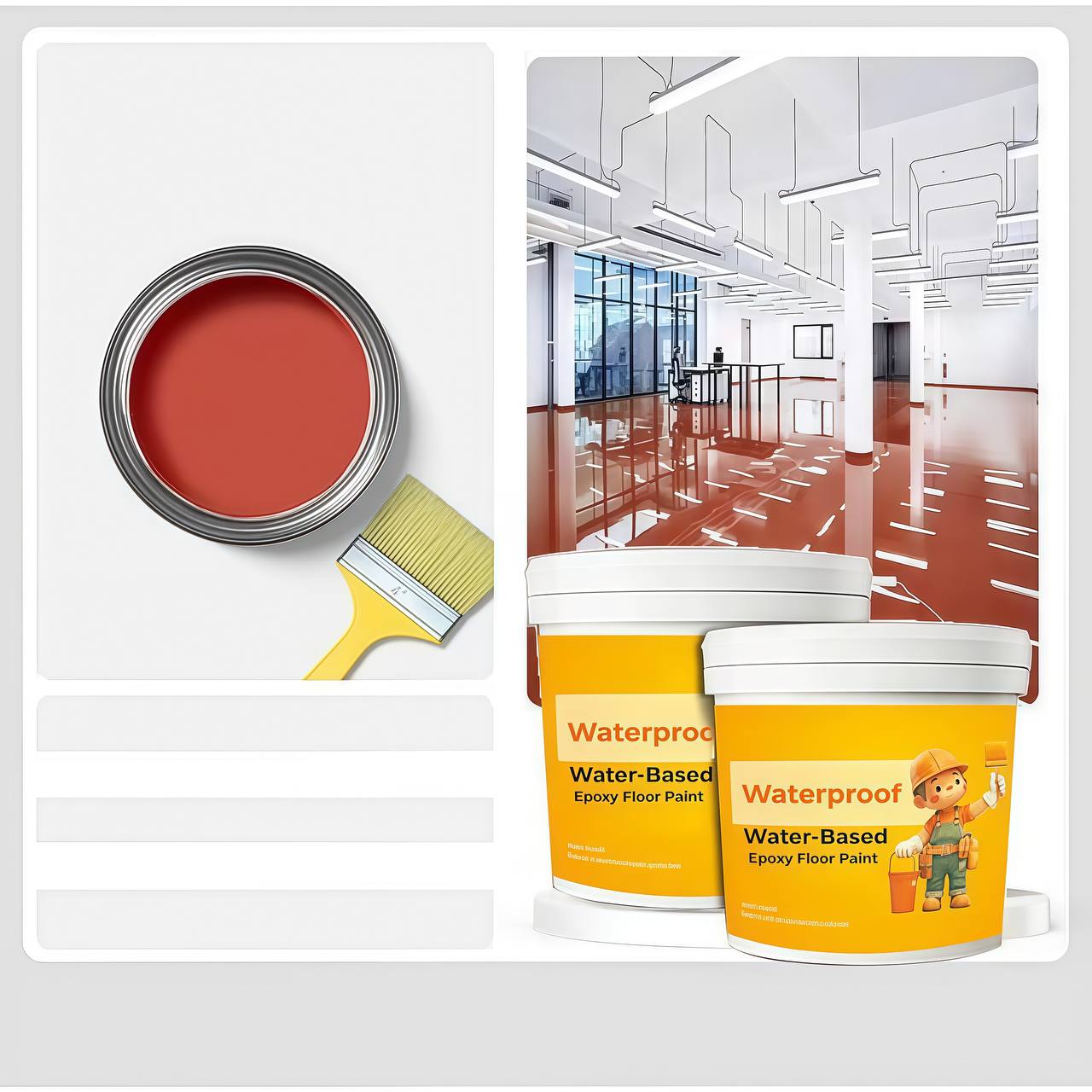 🔥Last Day 70% OFF🔥Waterproof Water-Based Epoxy Floor Paint