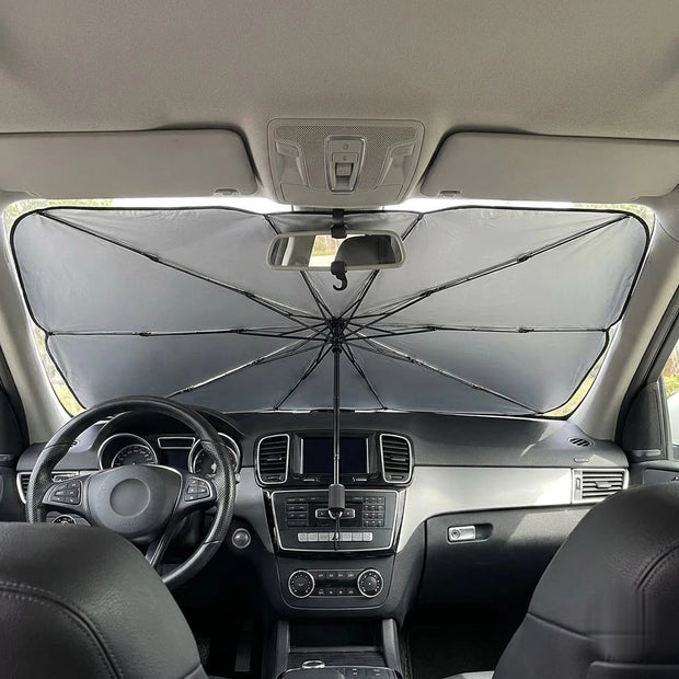 Windshield sun shade umbrella - what to expect | BOLTHUT