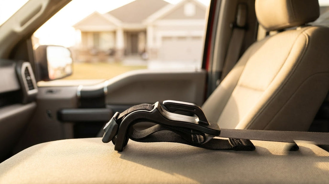 BOLTHUT™ Pregnancy Seat Belt Adjuster — Eases Lap-Belt Pressure Off Your Bump
