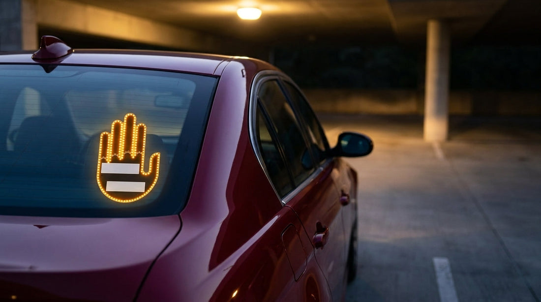 BOLTHUT™ LED Hand Gesture Light — Rear Window Sign With Remote