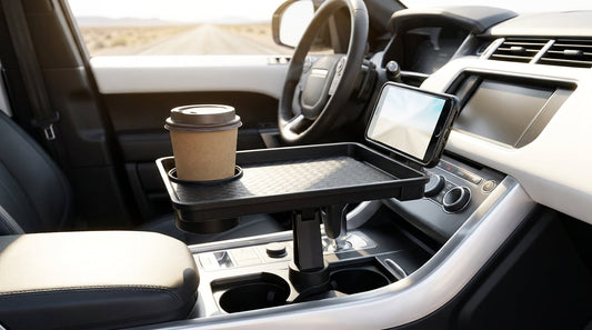 BOLTHUT™ Car Cup Holder Tray — 360° Dual Holder & Phone Slot