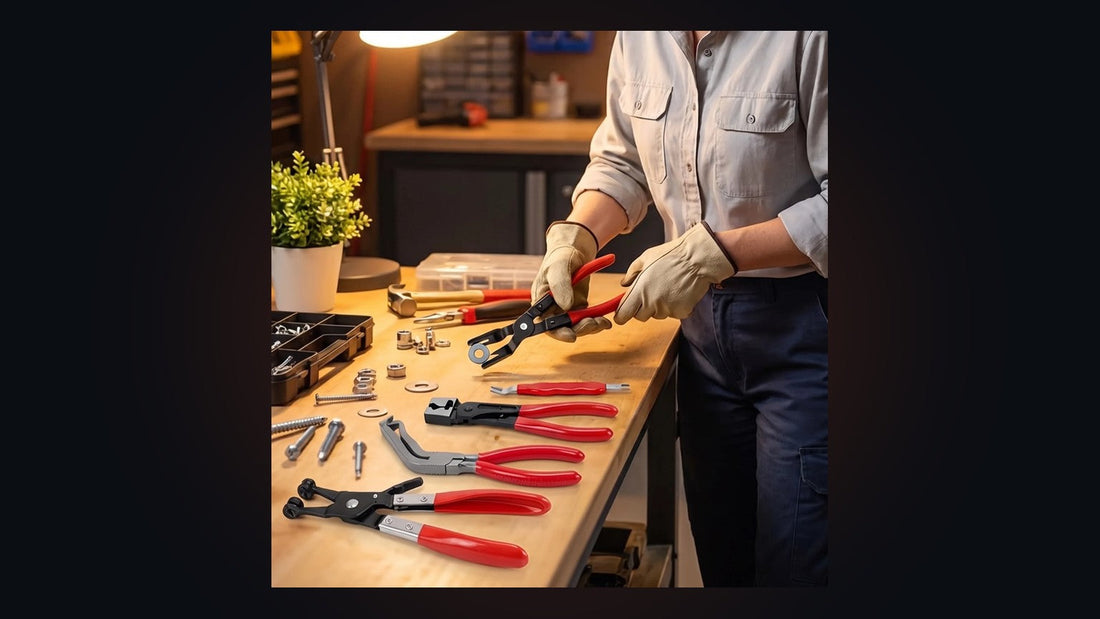 BOLTHUT™ Hose Clamp Pliers Set — 5-Piece Auto Disconnect & Trim Removal Kit