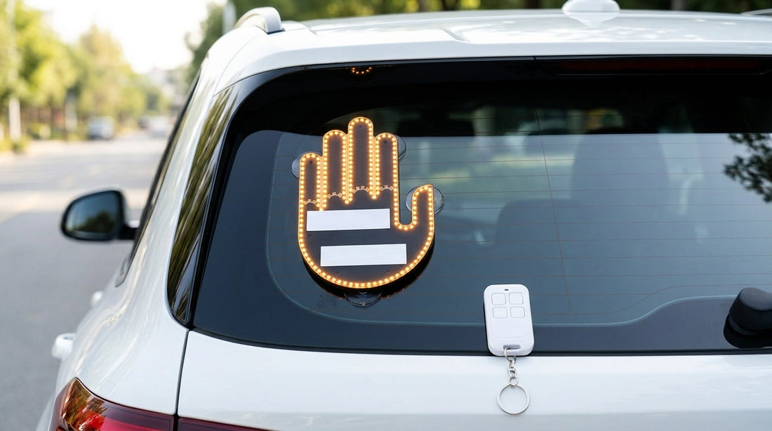 BOLTHUT™ LED Hand Gesture Light — Rear Window Sign With Remote