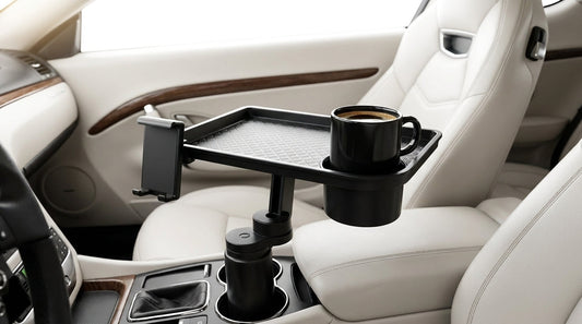 BOLTHUT™ Car Cup Holder Tray — 360° Dual Holder & Phone Slot