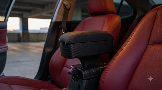 BOLTHUT™ Center Console Armrest Box — Leather Storage Organizer
