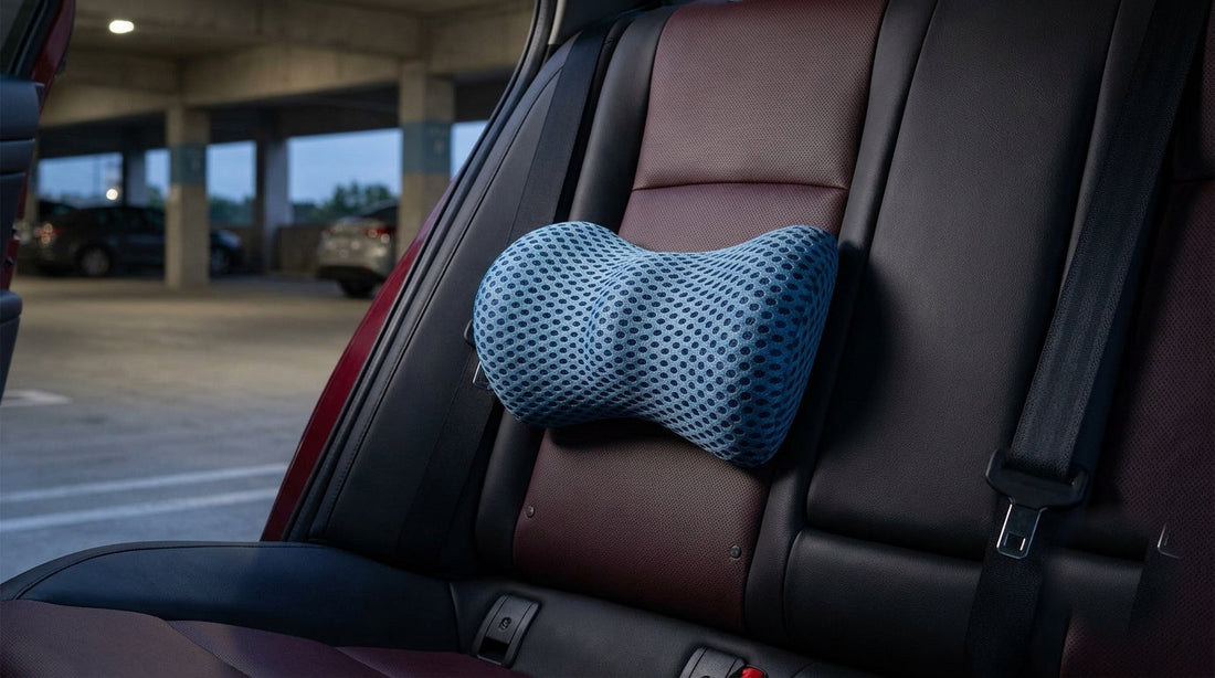 BOLTHUT™ Memory Foam Lumbar Pillow — 4D Mesh Back Support