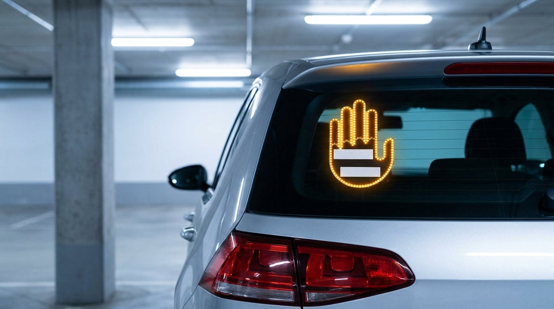 BOLTHUT™ LED Hand Gesture Light — Rear Window Sign With Remote