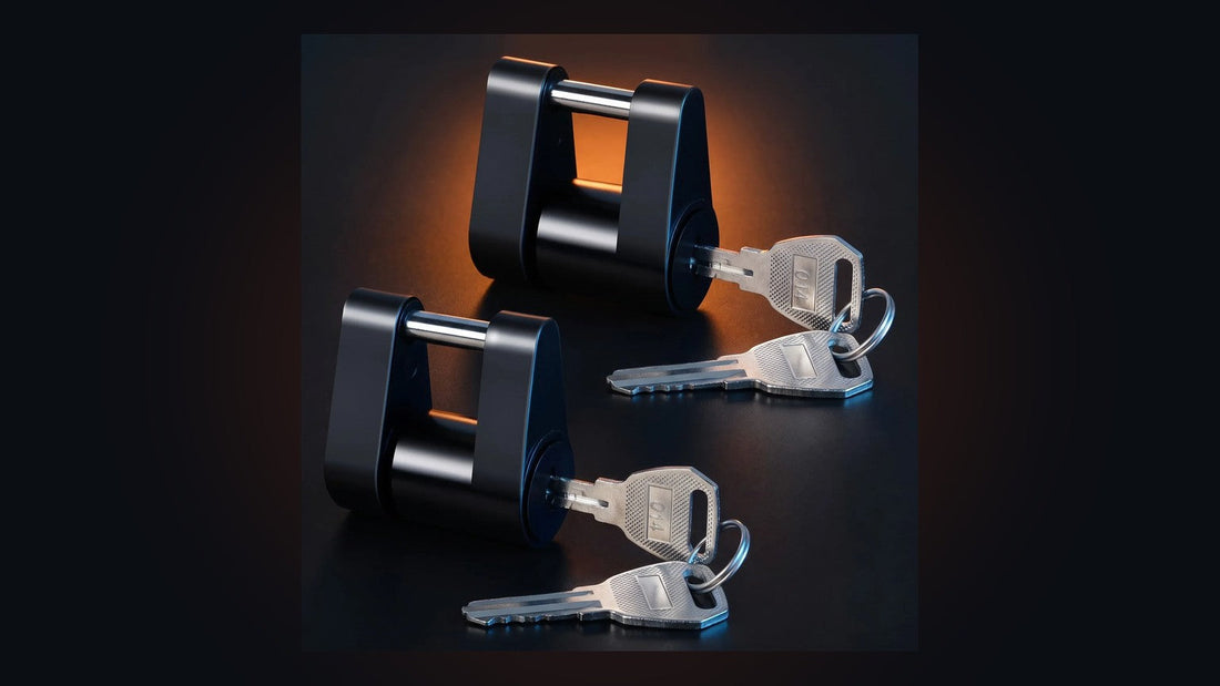 BOLTHUT™ Trailer Coupler Lock — Zinc Alloy Hitch Latch Lock, 2 Keys