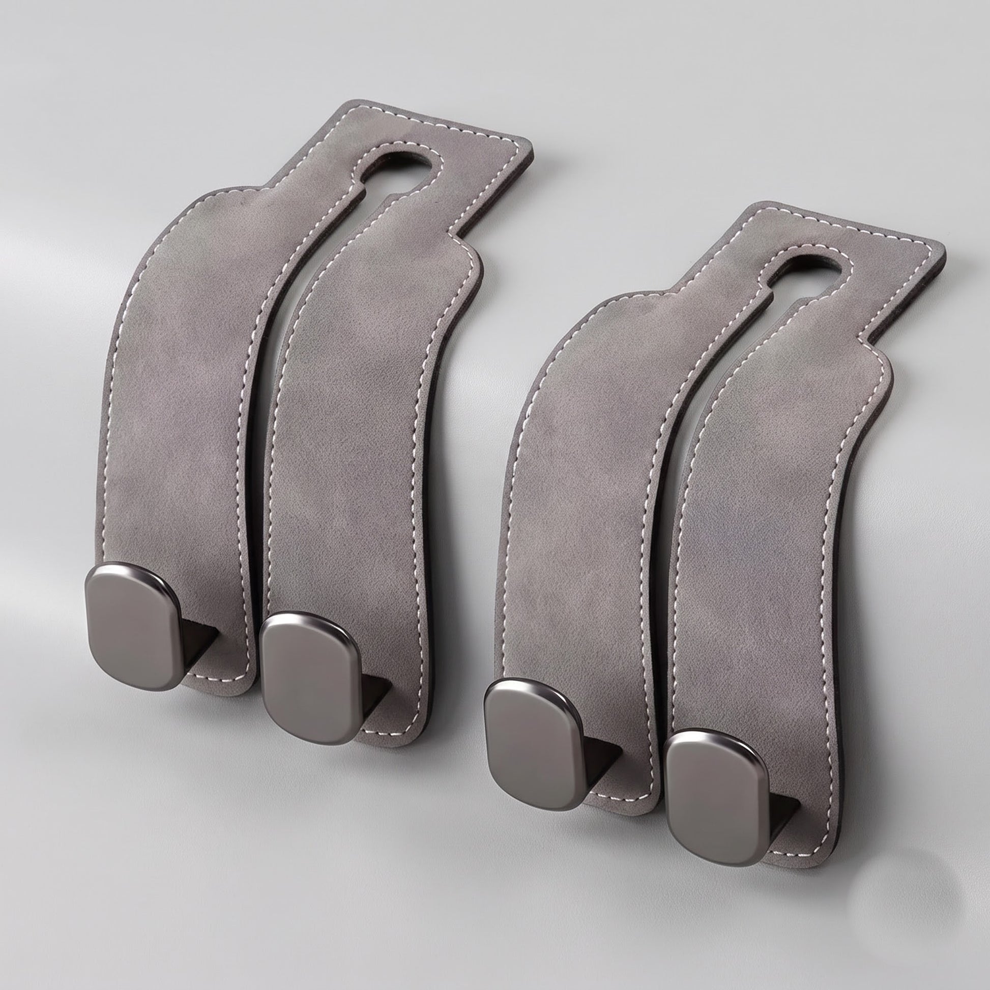 BOLTHUT Leather Car Headrest Hooks - 1