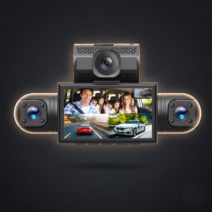 BOLTHUT™ 4-Channel Dash Cam — 360° Front, Rear & Cabin, Night Vision - 1