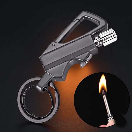 BOLTHUT™ Keychain Match Lighter — Windproof Refillable Flint - 1