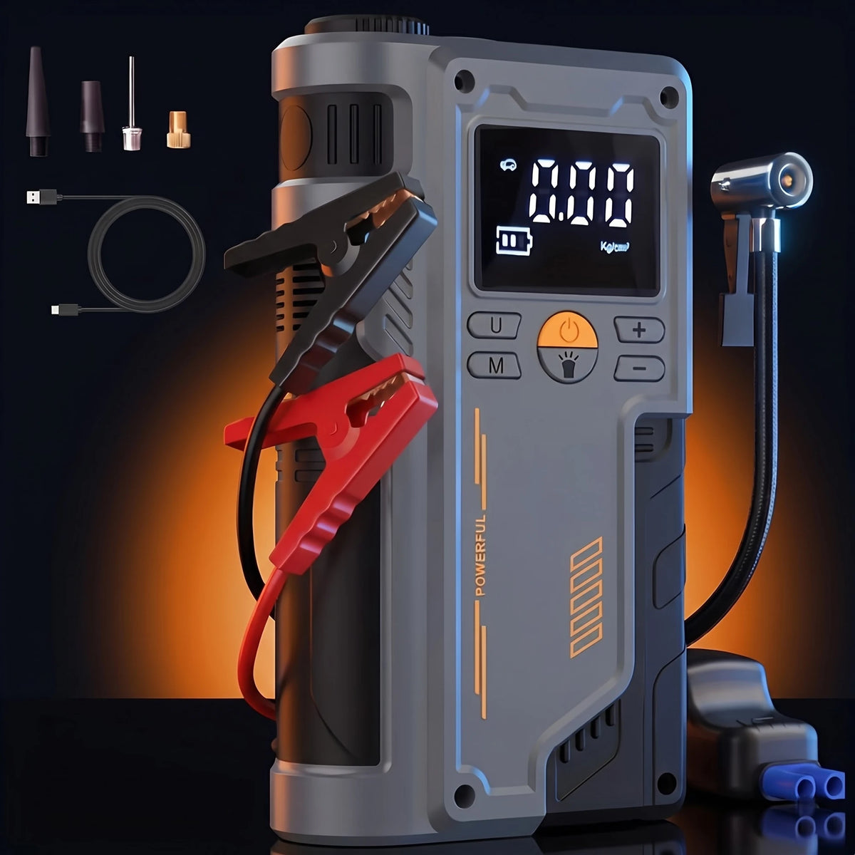 BOLTHUT™ Jump Starter & Tire Inflator — Portable Car Power Bank - 1