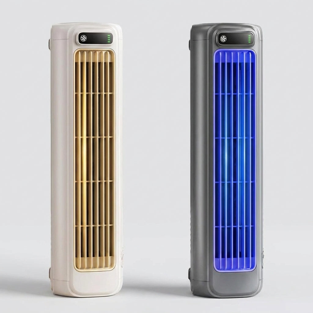 BOLTHUT™ Cordless Tower Fan — Quiet Rechargeable Personal Cooling