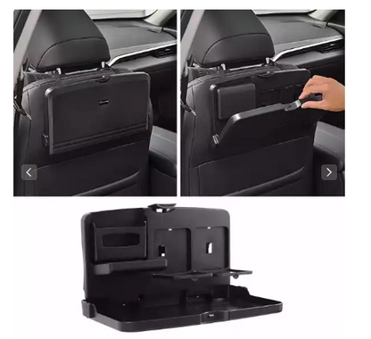 BOLTHUT™ Folding Backseat Tray Table — Cup & Phone Holder - 3