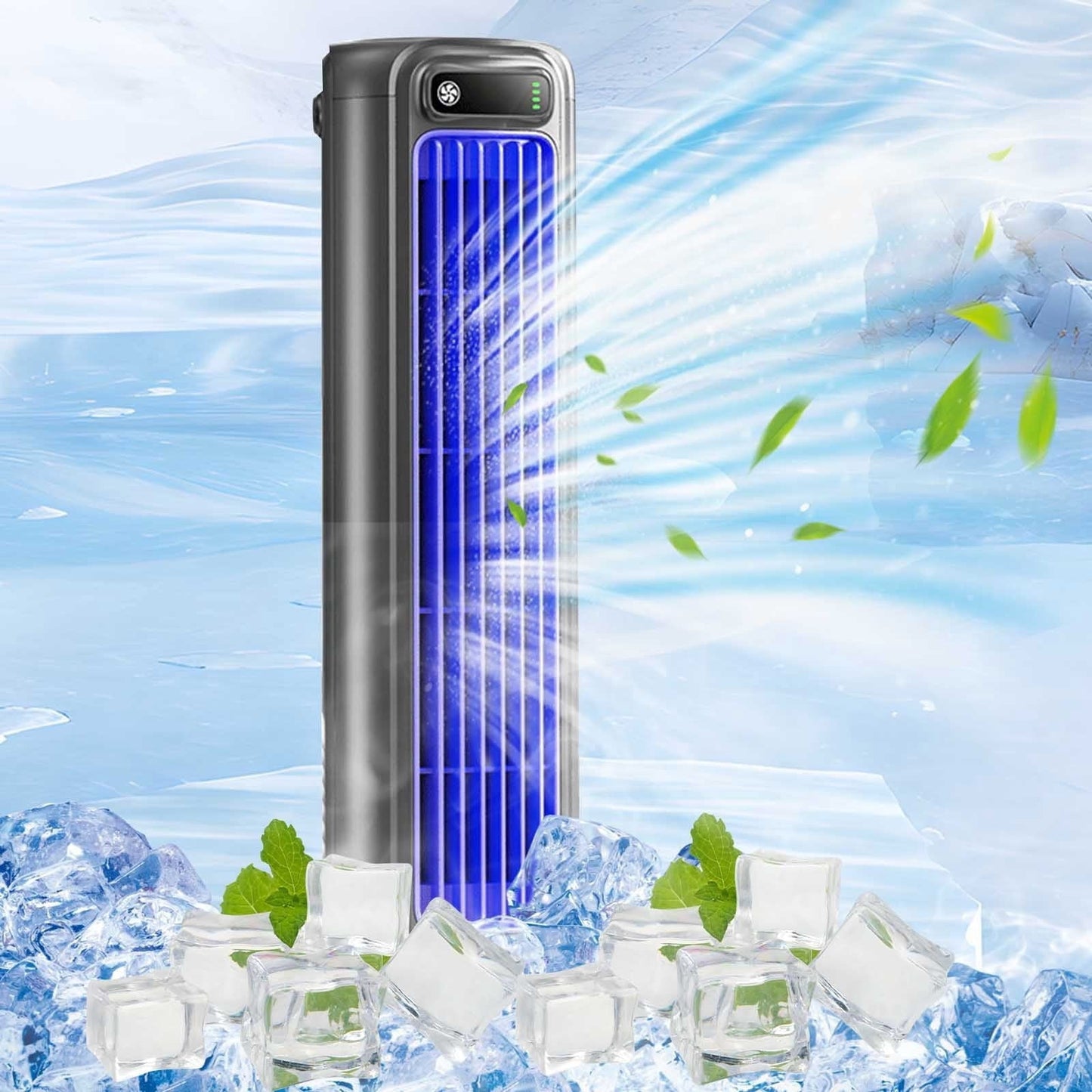 BOLTHUT™ Cordless Tower Fan — Quiet Rechargeable Personal Cooling
