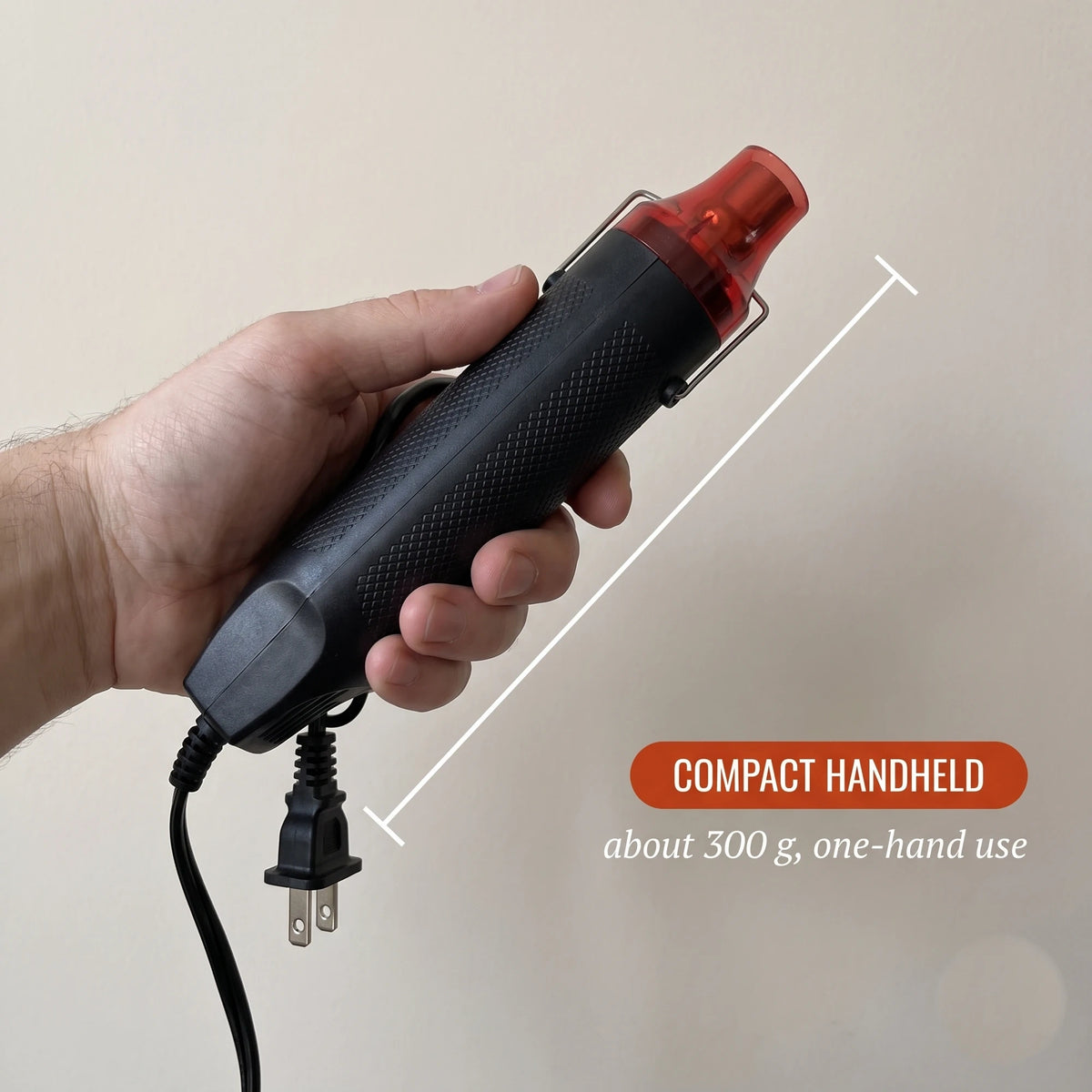 BOLTHUT™ Mini Heat Gun — Controlled Heat for Heat-Shrink & Solder Connectors - 4