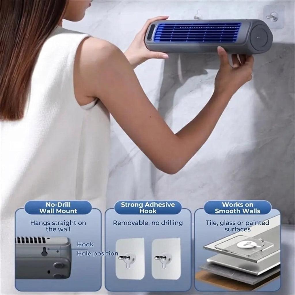 BOLTHUT™ Cordless Tower Fan — Quiet Rechargeable Personal Cooling