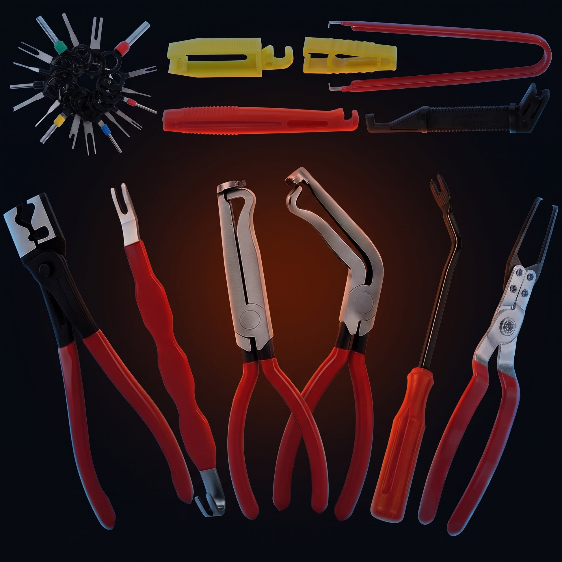 BOLTHUT™ Hose Clamp Pliers Set — 5-Piece Auto Disconnect & Trim Removal Kit - 5