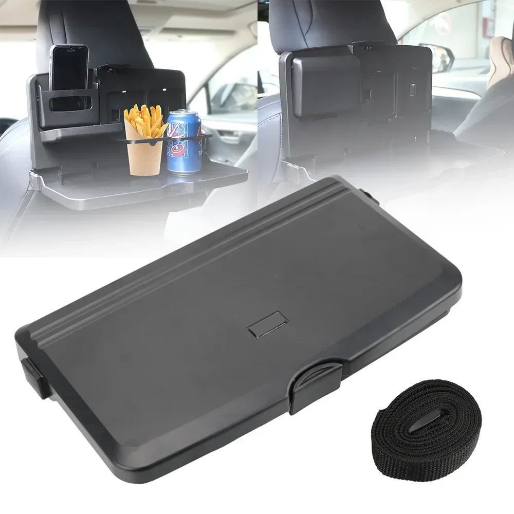 BOLTHUT™ Folding Backseat Tray Table — Cup & Phone Holder - 7