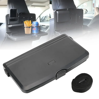 BOLTHUT™ Folding Backseat Tray Table — Cup & Phone Holder - 7