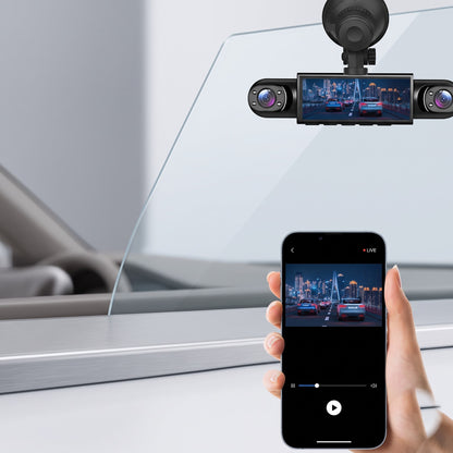 BOLTHUT™ 4-Channel Dash Cam — 360° Front, Rear & Cabin, Night Vision - 7