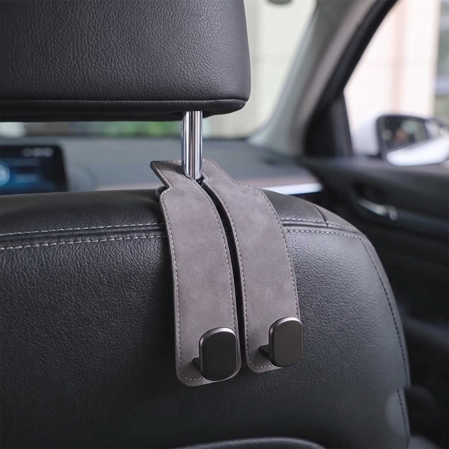 BOLTHUT Leather Car Headrest Hooks - 7