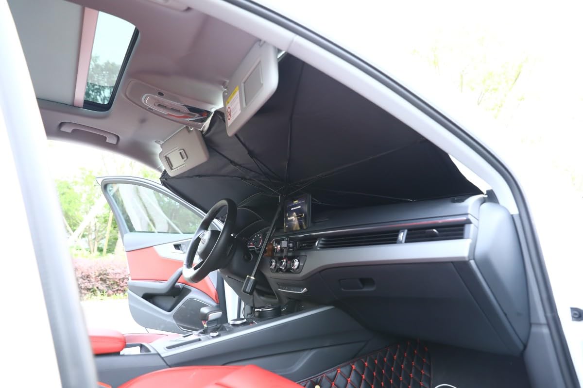 BOLTHUT™ Windshield Sun Shade Umbrella — Folds Flat, Blocks the Heat in Seconds - 8
