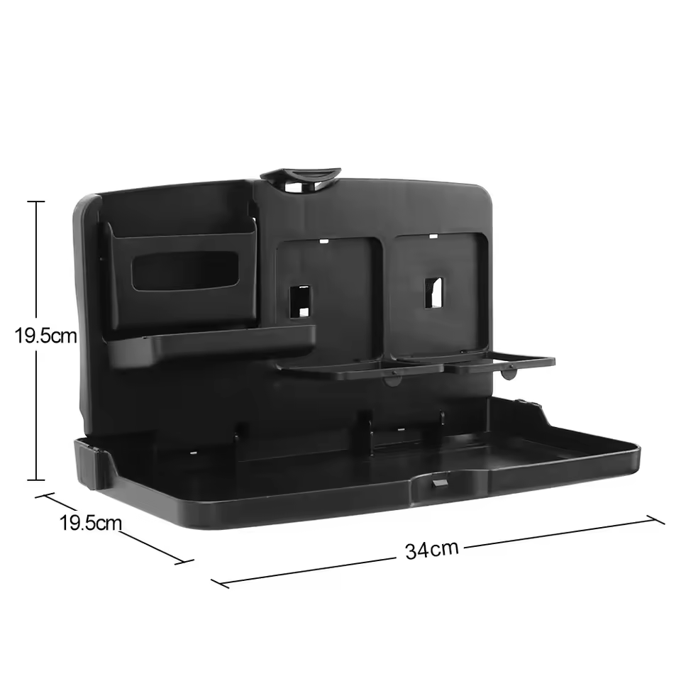 BOLTHUT™ Folding Backseat Tray Table — Cup & Phone Holder - 8