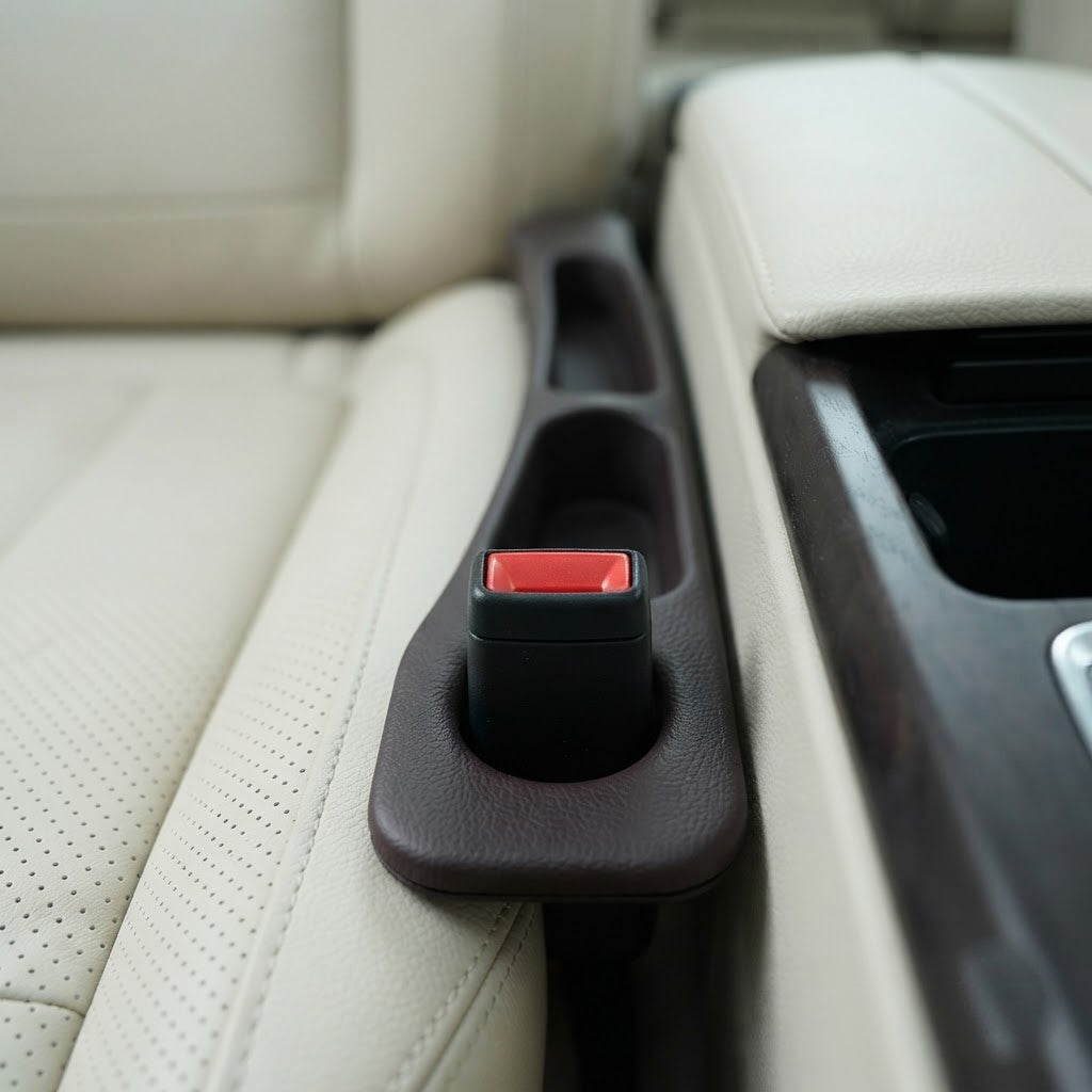 BOLTHUT™ Car Seat Gap Filler — Leather-Look Console Organizer, 2-Pack - 9