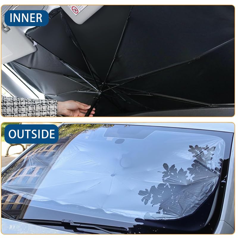 BOLTHUT™ Windshield Sun Shade Umbrella — Folds Flat, Blocks the Heat in Seconds - 10