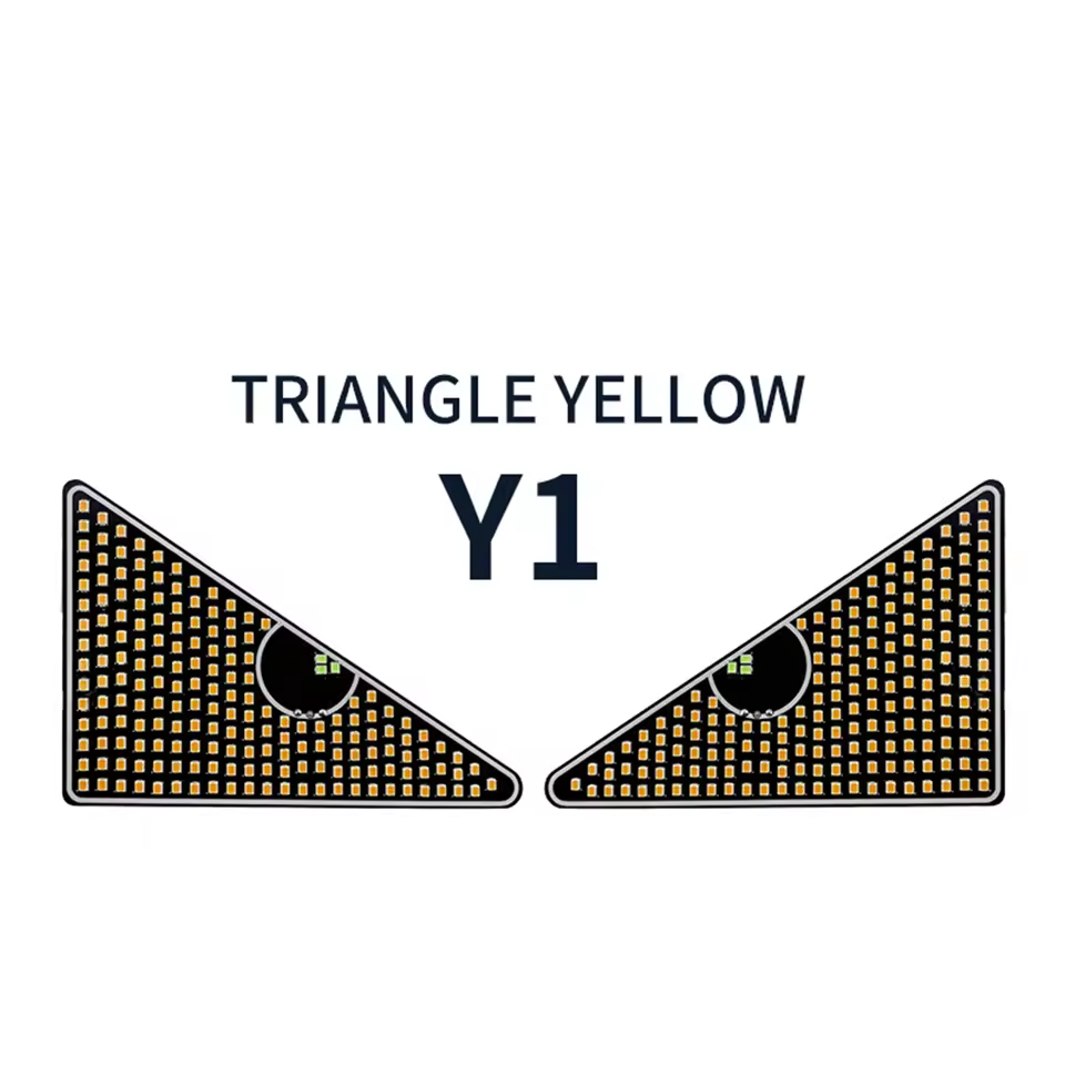 Car LED Devil's Eyes Front Rear Window Expression Light