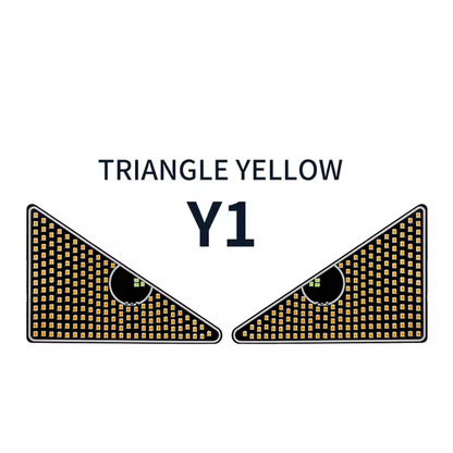 Car LED Devil's Eyes Front Rear Window Expression Light