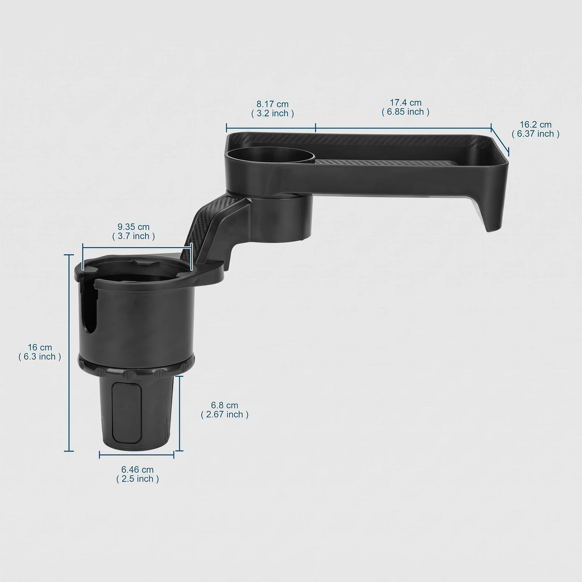 BOLTHUT™ Car Cup Holder Tray — 360° Dual Holder & Phone Slot - 11