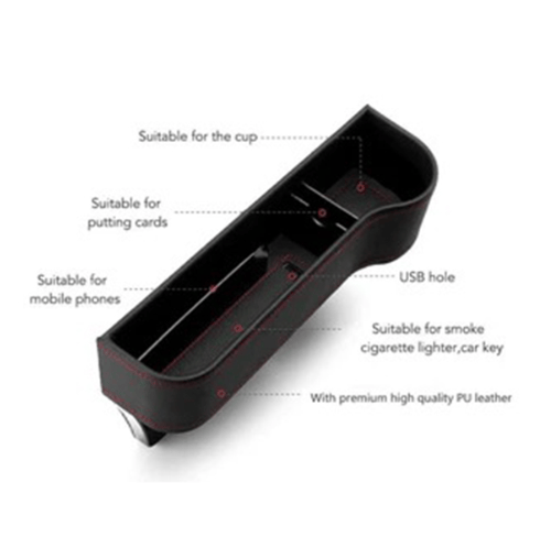 Leather Multifunctional Car Seat Organizer