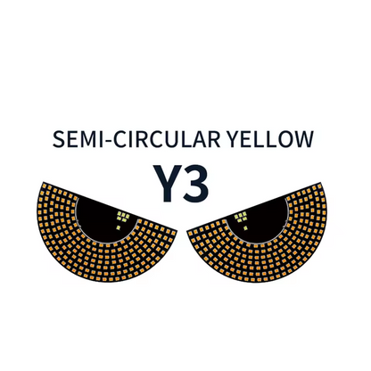 Car LED Devil's Eyes Front Rear Window Expression Light