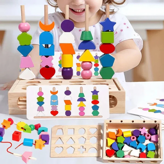 5-in-1 Montessori Wooden Toys