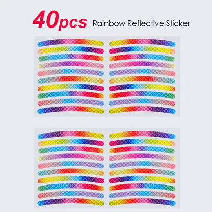 FlashRim™ – 40PCS Color Glow Reflective Strips