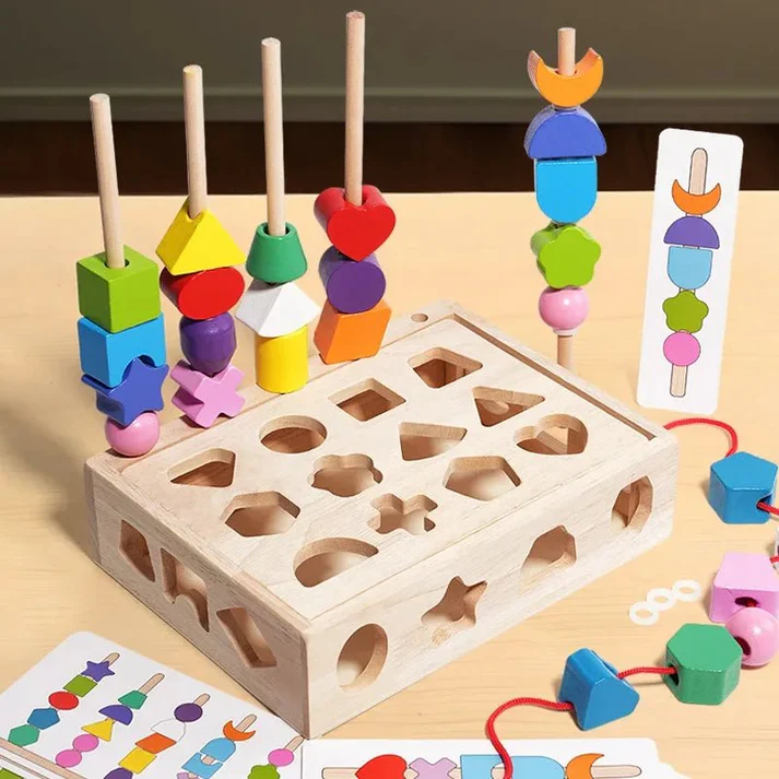 5-in-1 Montessori Wooden Toys